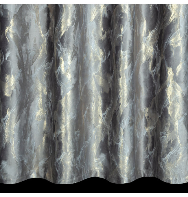 Hotový závěs MELODY ocelový - na průchodkách