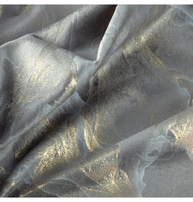 Hotový závěs MELODY ocelový - na průchodkách