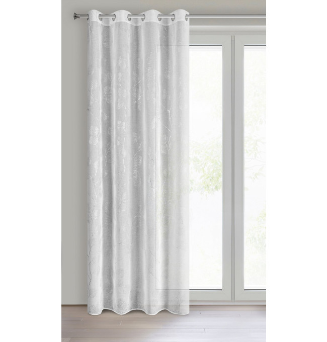 Hotový závěs MIA bílý - na průchodkách