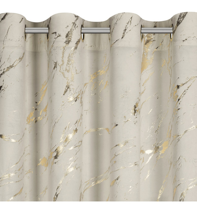 Hotový závěs MOLLY béžový - na průchodkách