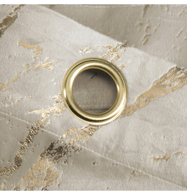 Hotový závěs MOLLY béžový - na průchodkách