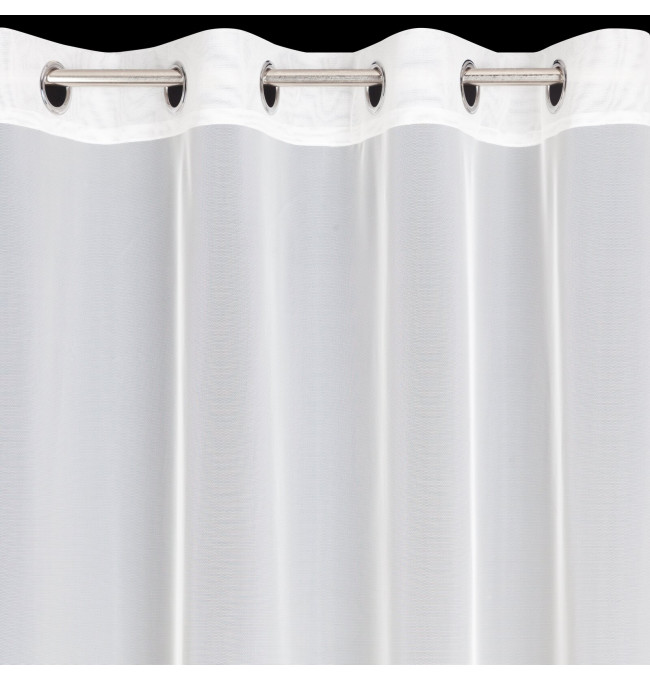 Hotový závěs NIKOLA bílý - na průchodkách