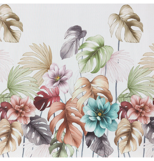 Hotový závěs NIKOLA bílý - na průchodkách