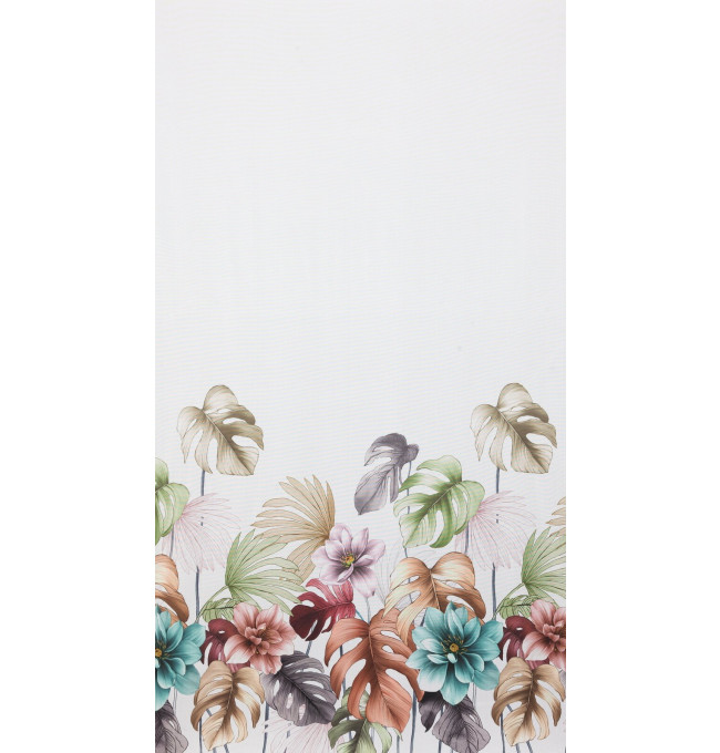 Hotový závěs NIKOLA bílý - na průchodkách