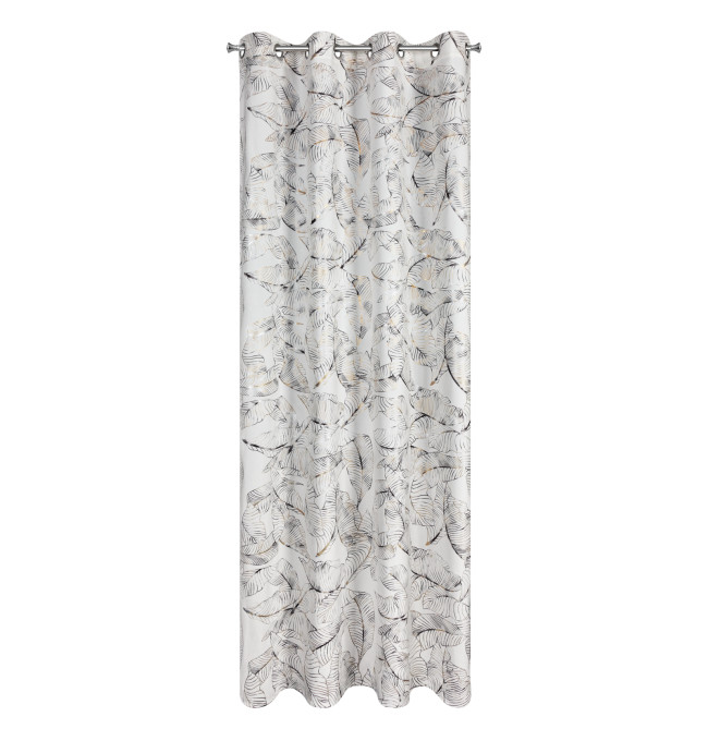 Hotový závěs ODETA bílý - na průchodkách