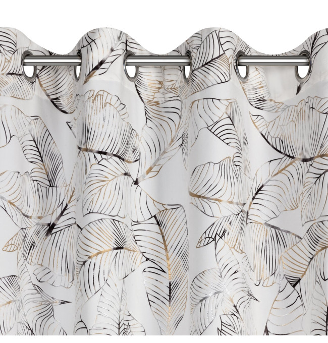 Hotový závěs ODETA bílý - na průchodkách