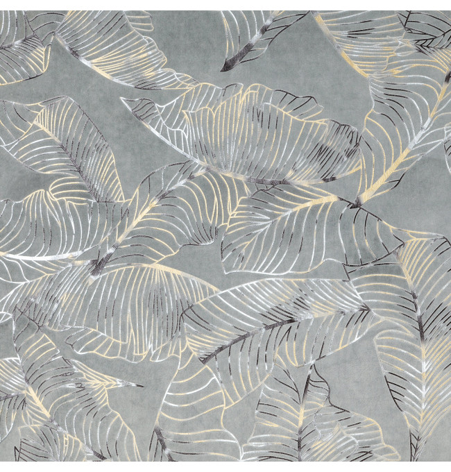 Hotový závěs ODĚTA tmavý ocelový - na průchodkách