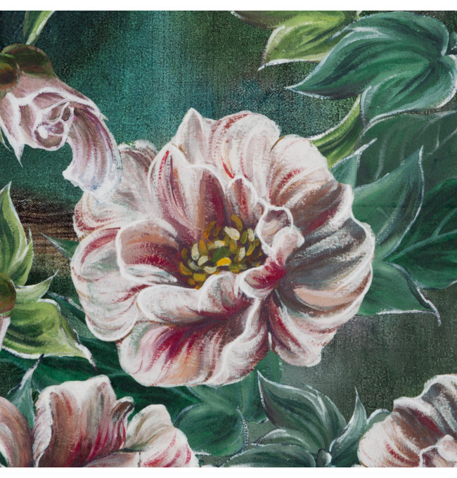 Hotový závěs PALMERA zelený - na pásce