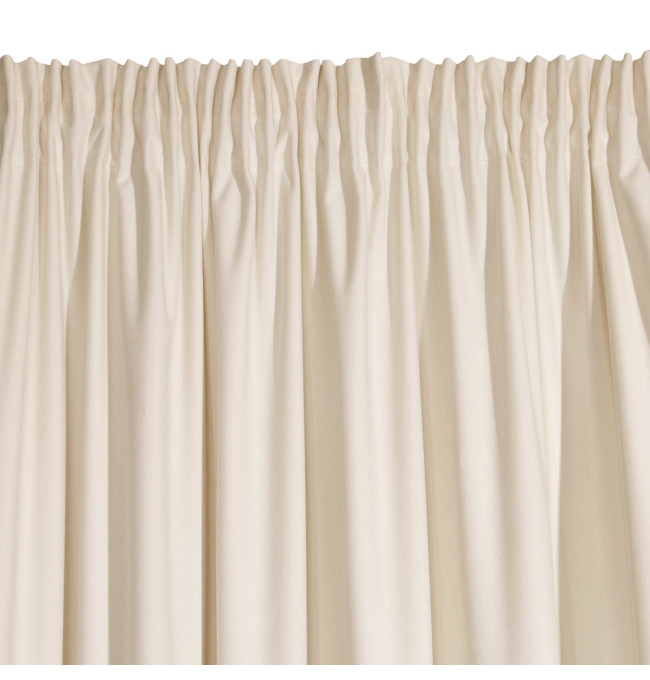 Hotový závěs RIA světle béžový - na pásce