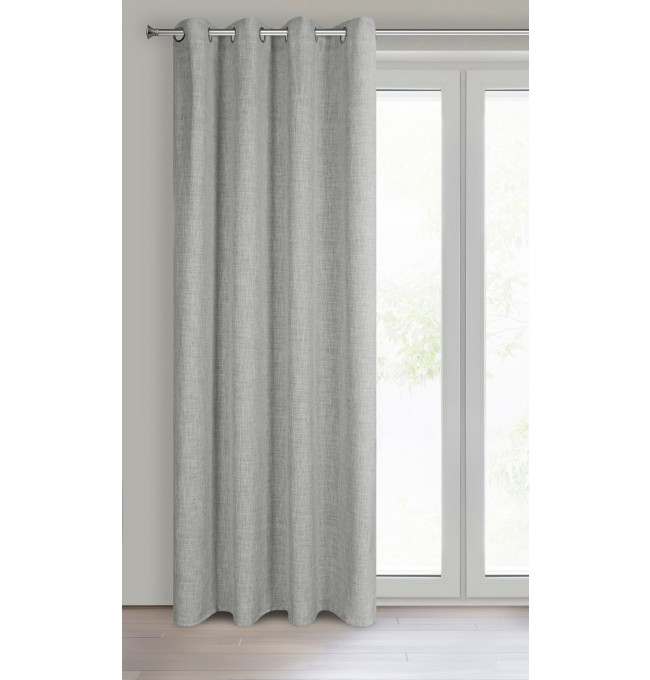 Hotový závěs ROMA šedý - na průchodkách