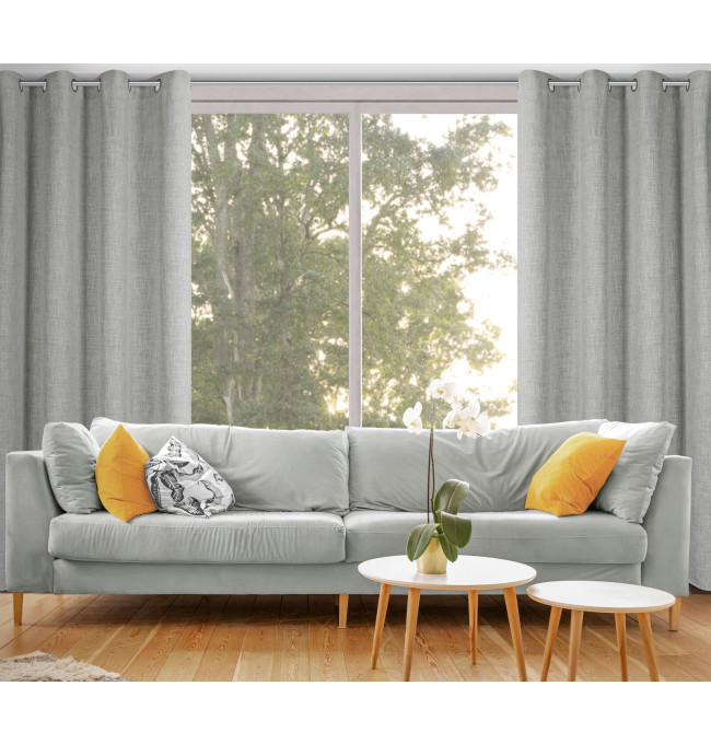 Hotový závěs ROMA šedý - na průchodkách