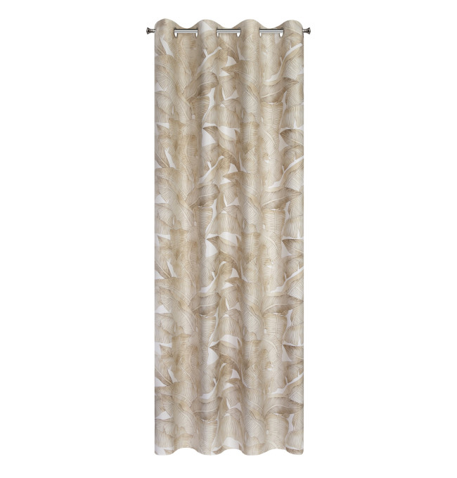 Hotový závěs SAMIRA bílý/béžový - na průchodkách