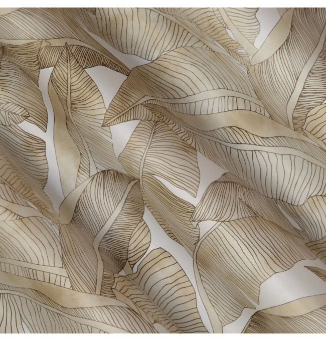 Hotový závěs SAMIRA bílý/béžový - na průchodkách