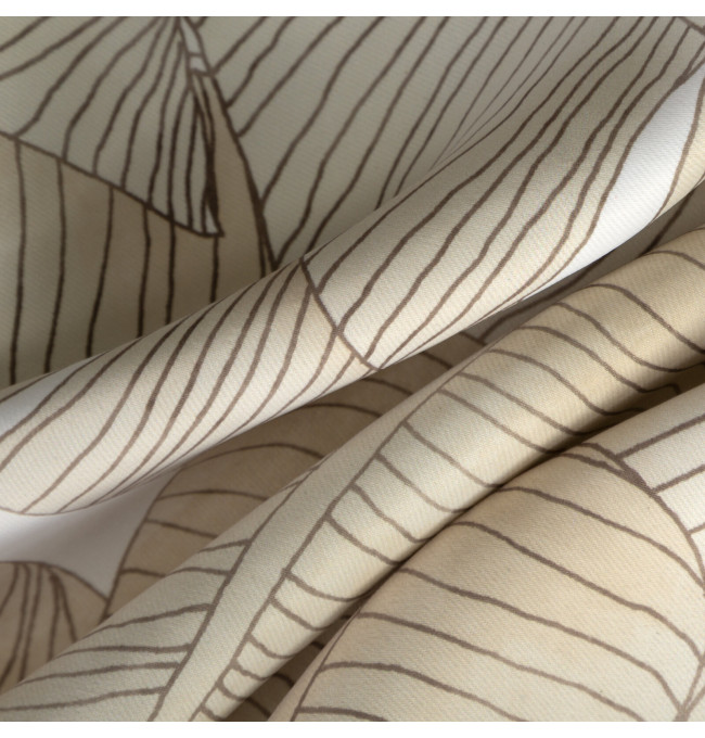 Hotový závěs SAMIRA bílý/béžový - na průchodkách