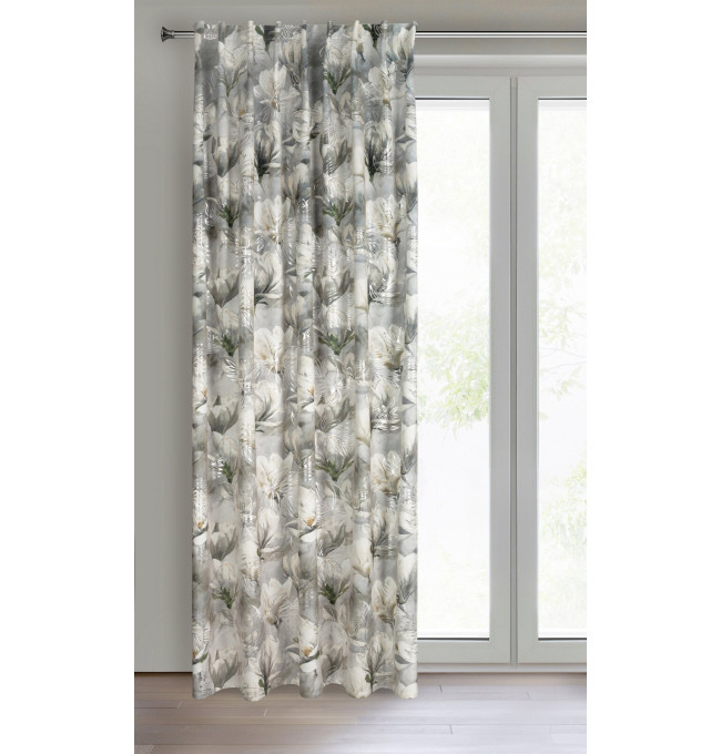 Hotový závěs SANDY ocelový - na pásce