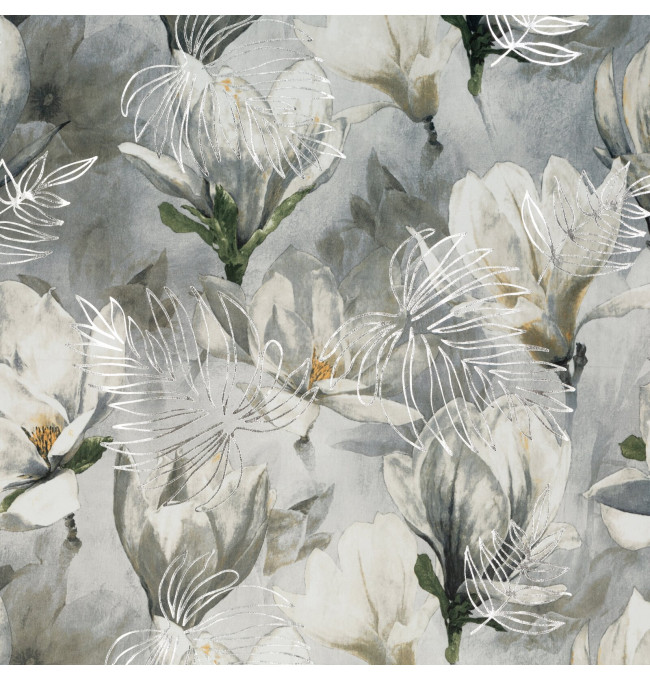 Hotový závěs SANDY ocelový - na pásce