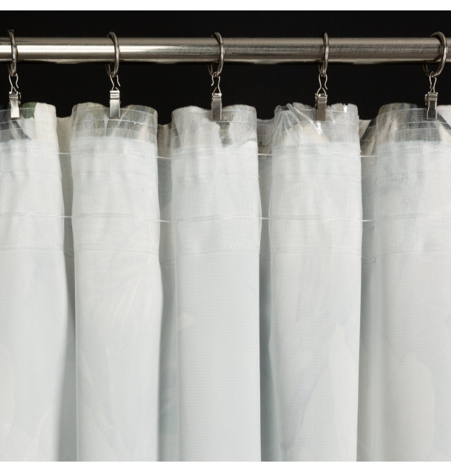 Hotový závěs SANDY ocelový - na pásce