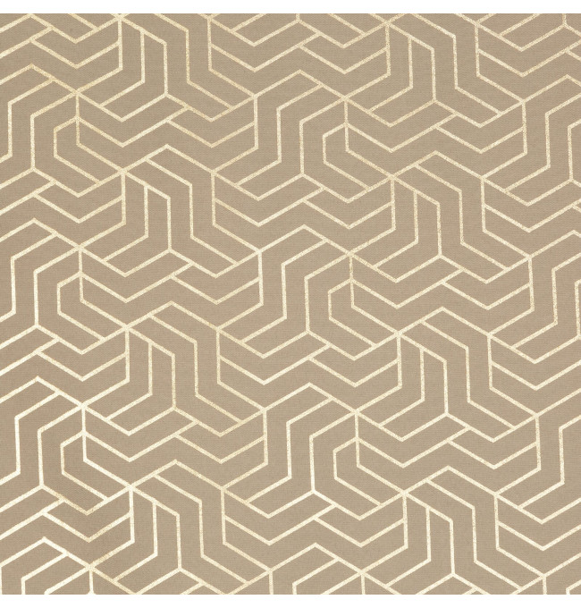 Hotový závěs SEMI cappuccino / šampaňské - na průchodkách