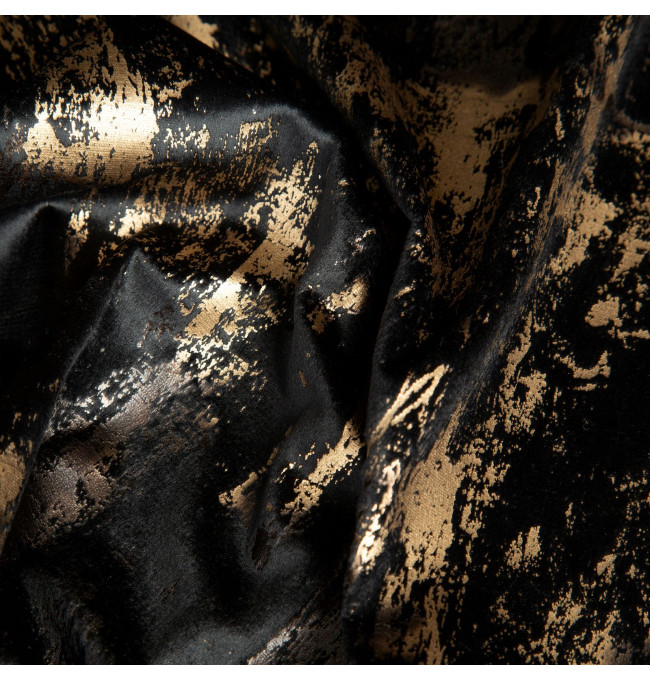 Hotový závěs TONIA černý - na průchodkách