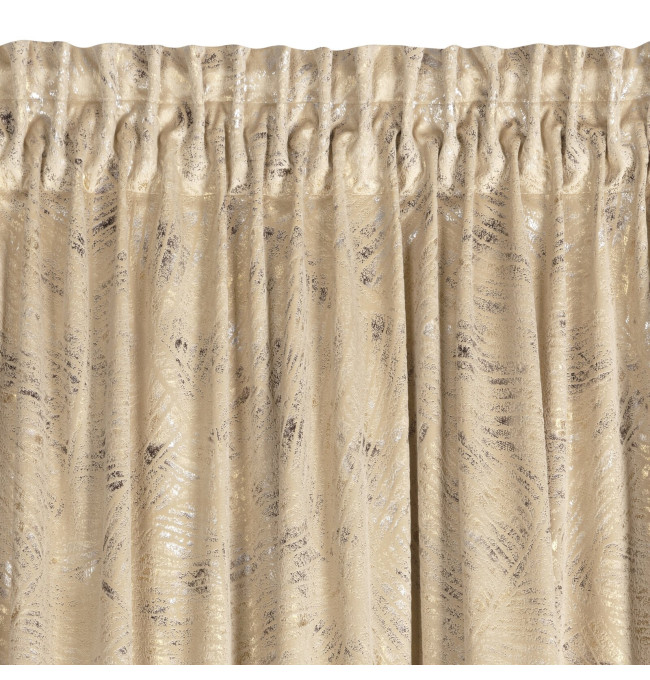 Hotový závěs TULIA béžový - na pásce