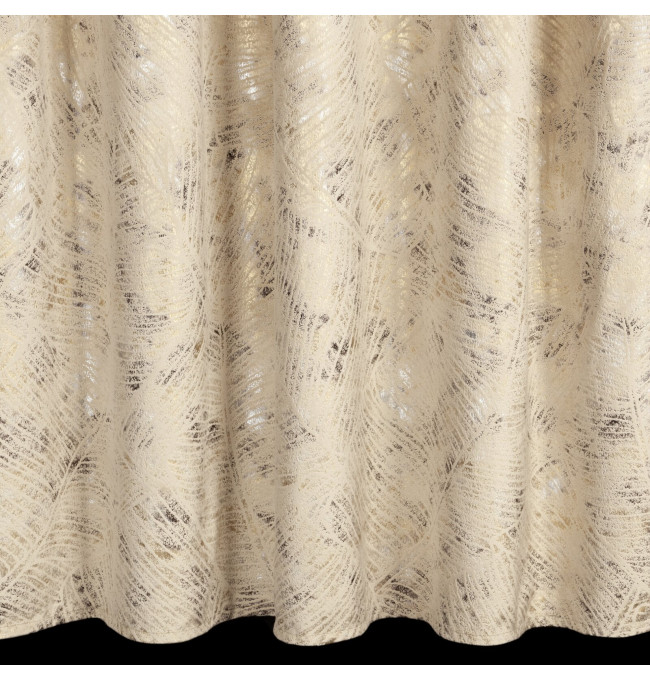 Hotový závěs TULIA béžový - na pásce