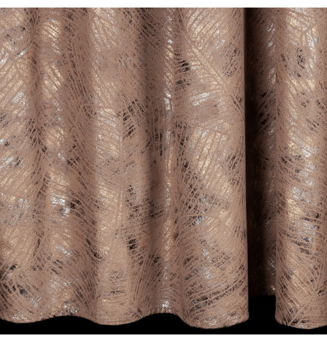 Hotový závěs TULIA hnědý - na pásce