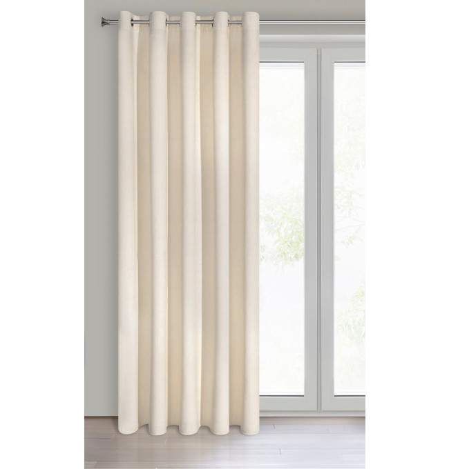 Hotový závěs VILLA světle béžový - na průchodkách