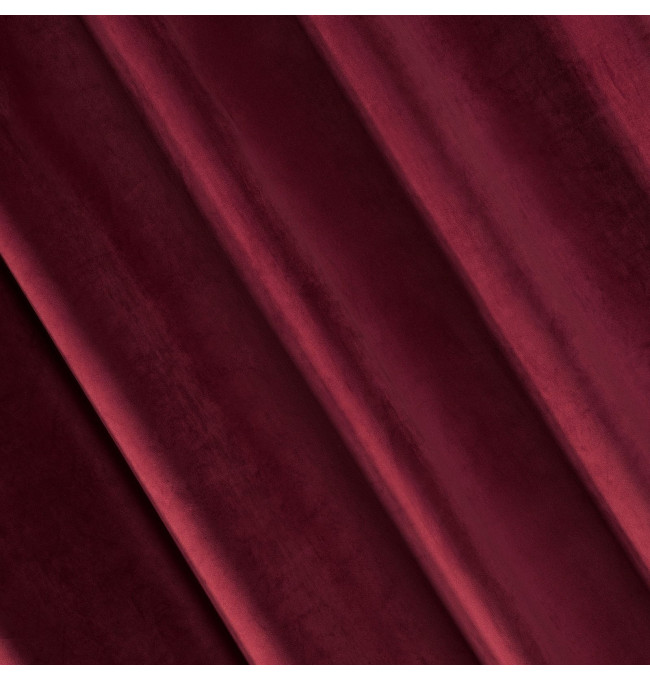 Hotový závěs VILLA bordový - na pásce