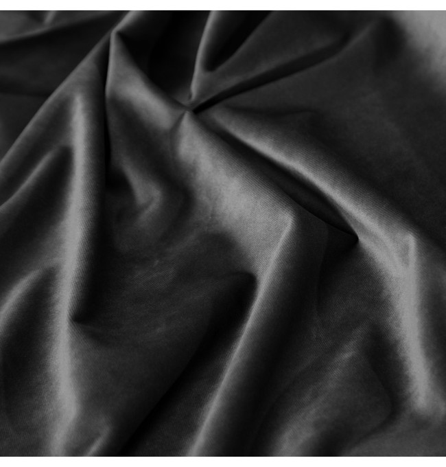 Hotový závěs VILLA černý - na pásce