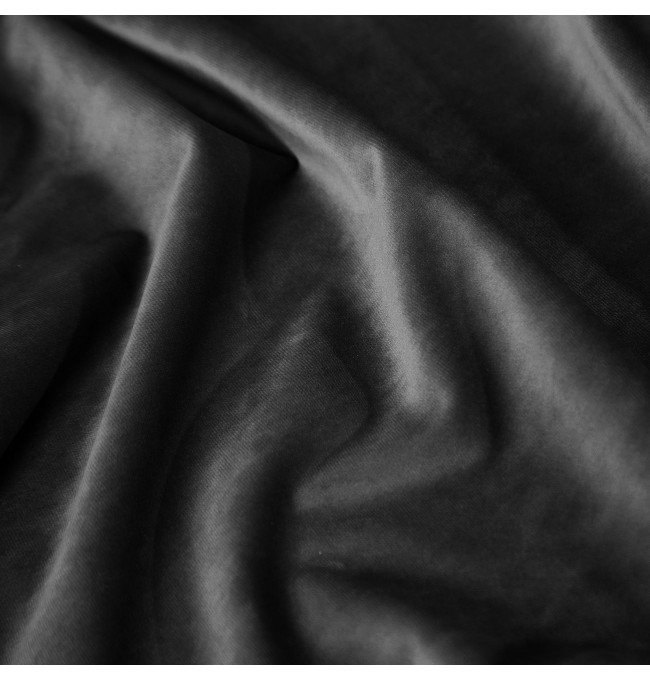 Hotový závěs VILLA černý - na pásce