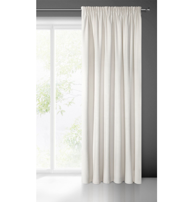 Hotový závěs VILLA krémový - na pásce