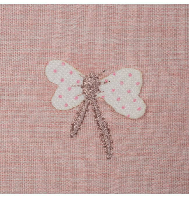 Hotový závěs WENDY růžový - na průchodkách