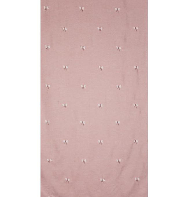 Hotový závěs WENDY růžový - na průchodkách