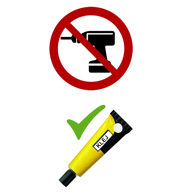 Sada dvou koupelnových věšáků KSANTI černá (2 ks)