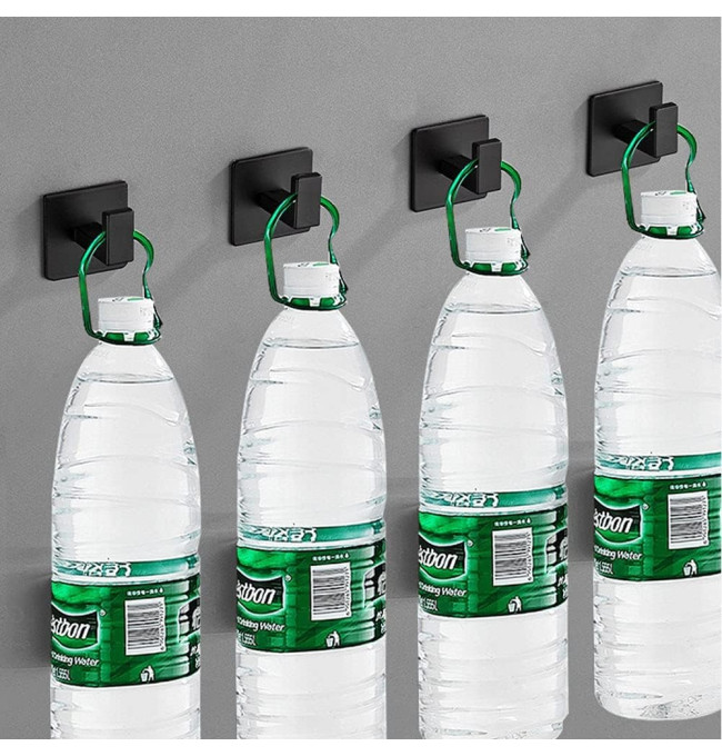 Sada dvou koupelnových věšáků KSANTI černá (2 ks)