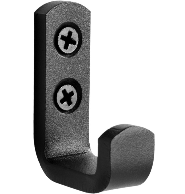 Sada pěti věšáků ABRIS černá (5 ks)