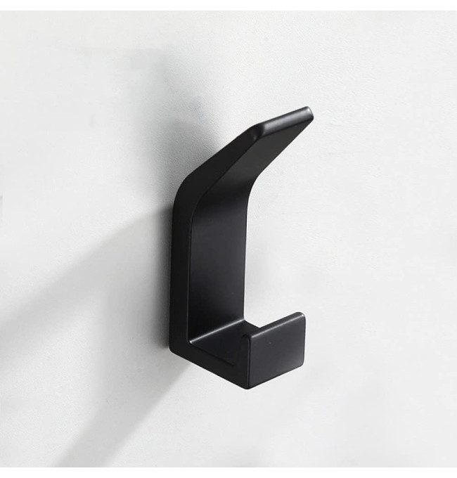 Sada pěti věšáků OMNOS černá (5 ks)