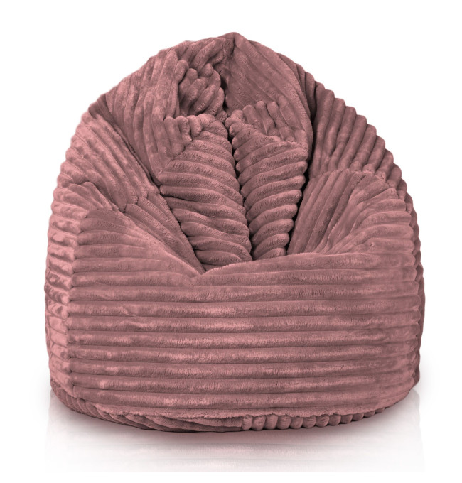 Sedací pytel Sako starorůžový stripe