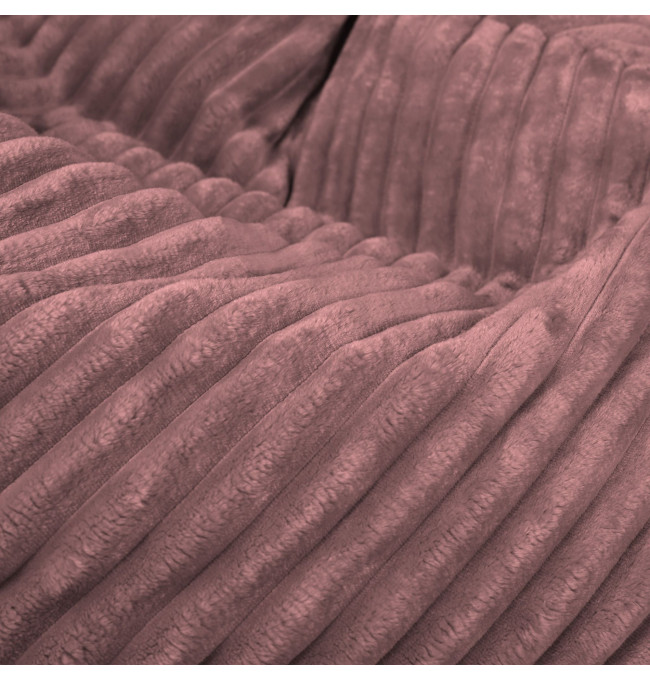 Sedací pytel Sako starorůžový stripe