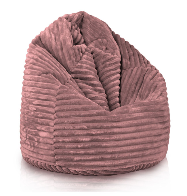 Sedací pytel Sako starorůžový stripe